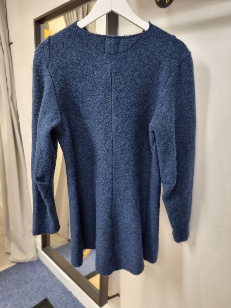 Maria Byman Blue Wool Jacket - Size M