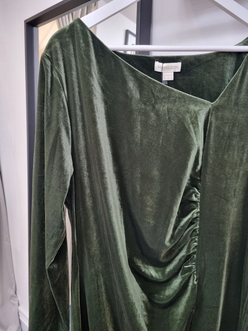 Monsoon Green Dress - Size 20