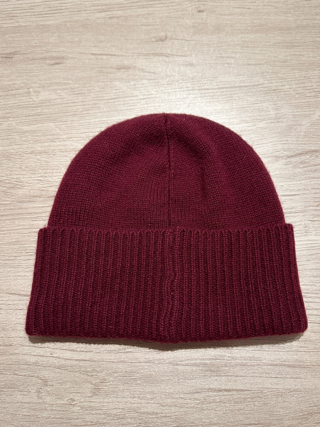 Polo Ralph Lauren Maroon Bear Knit Beanie Hat