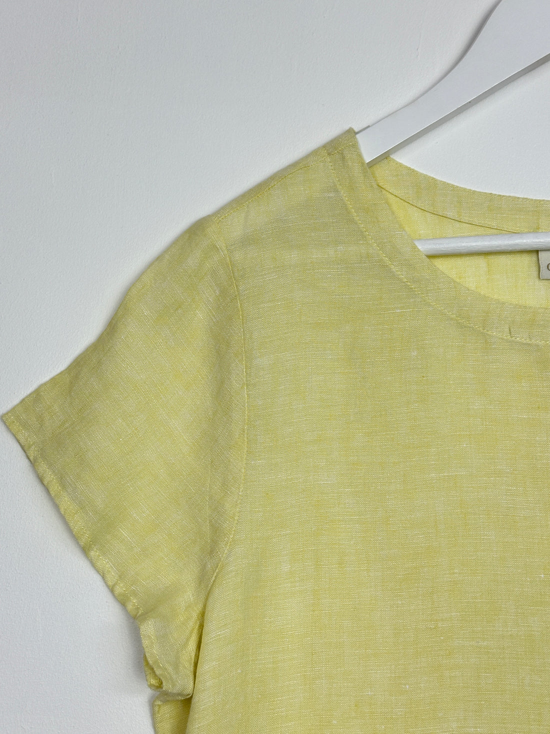 Cynthia Rowley Yellow Linen Top - Size L