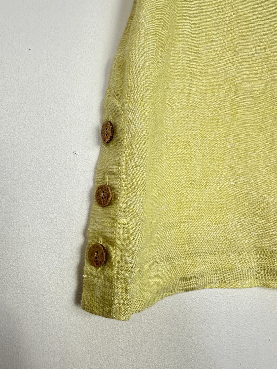 Cynthia Rowley Yellow Linen Top - Size L