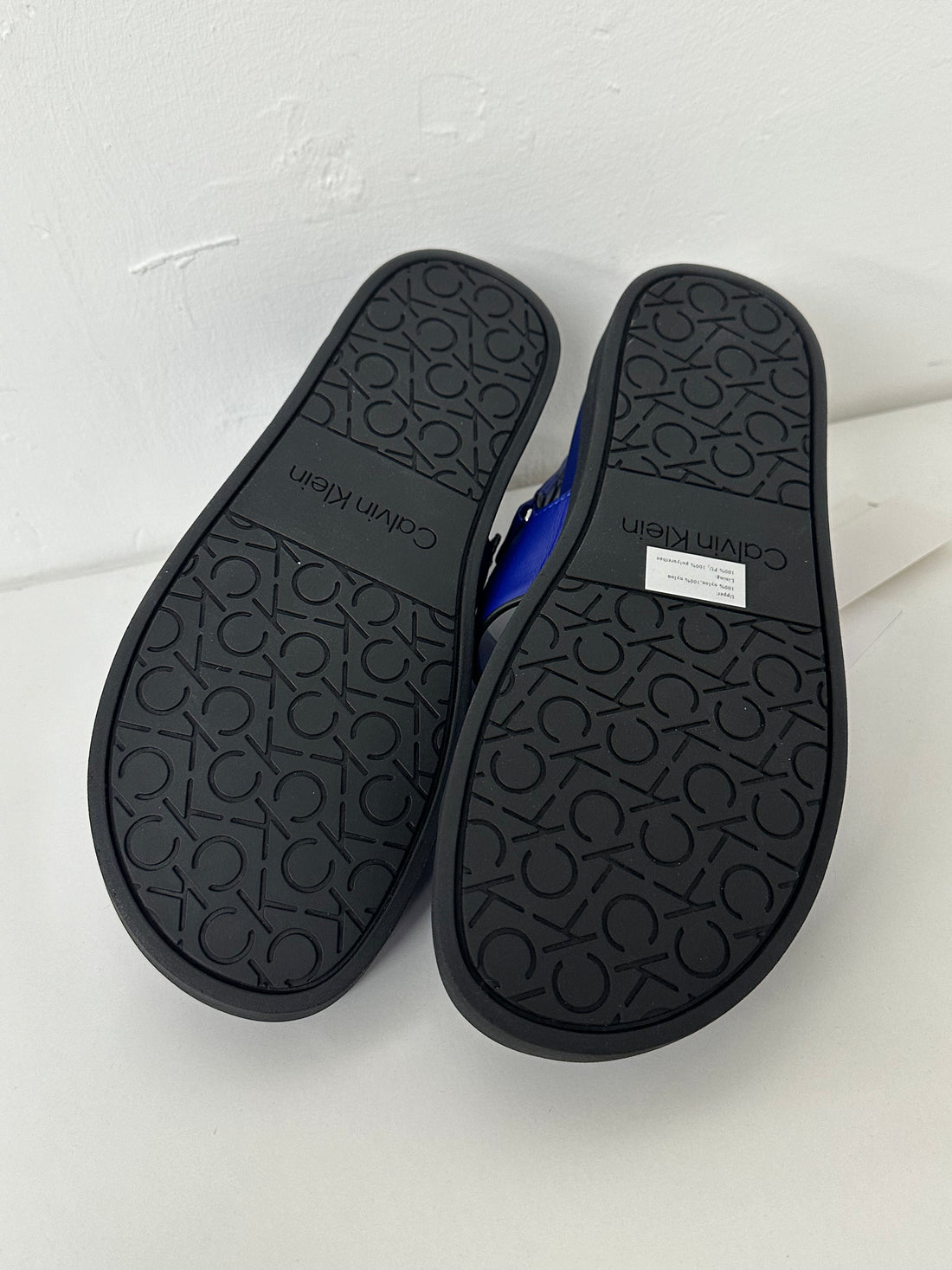 Calvin Klein Blue Buckle Sandals - Size 6