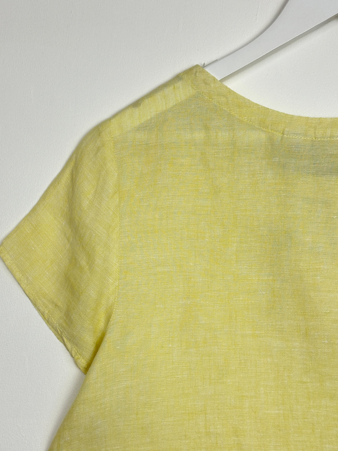 Cynthia Rowley Yellow Linen Top - Size L