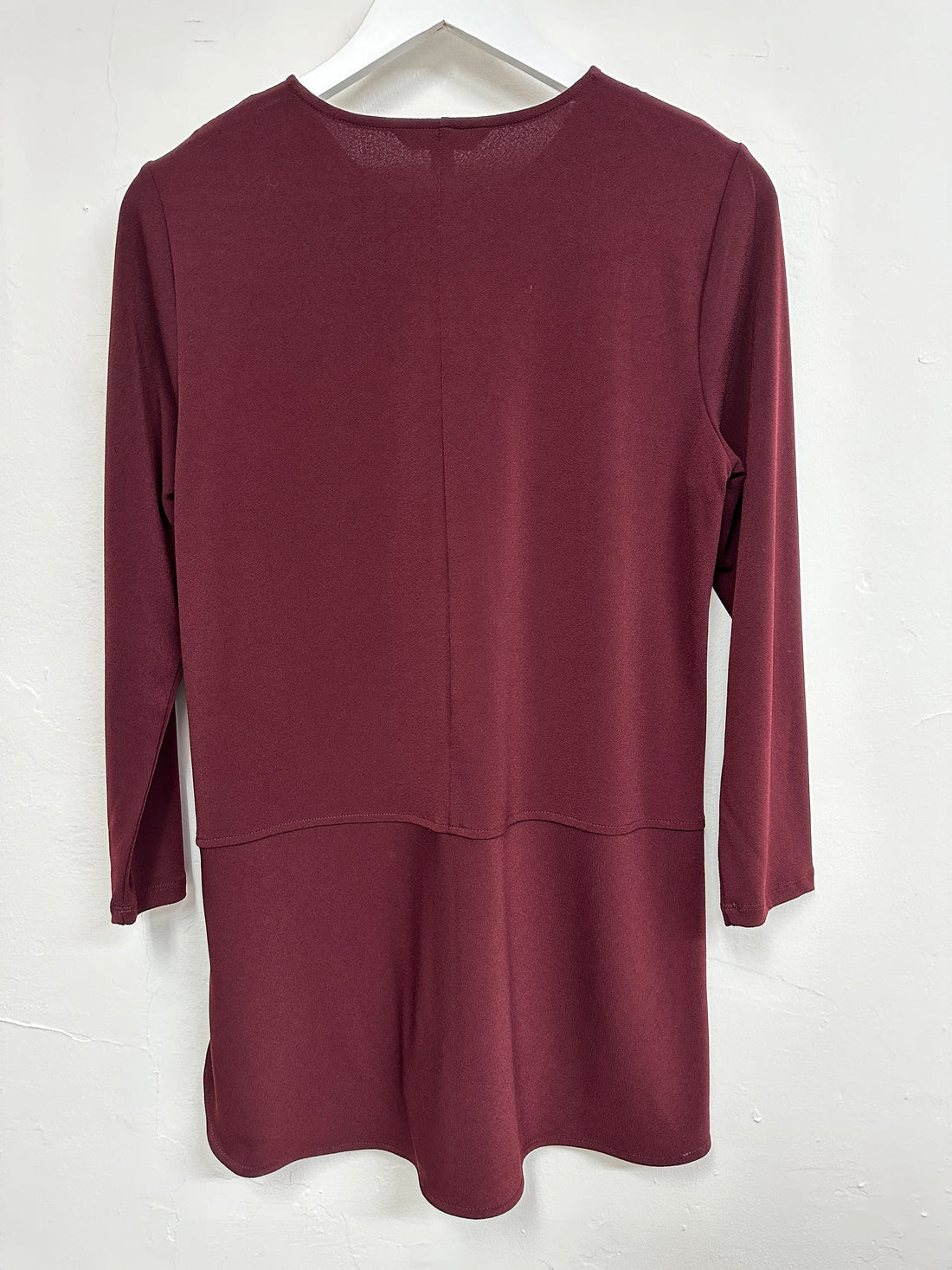 Ralph Lauren Burgundy Longline Top - Size M