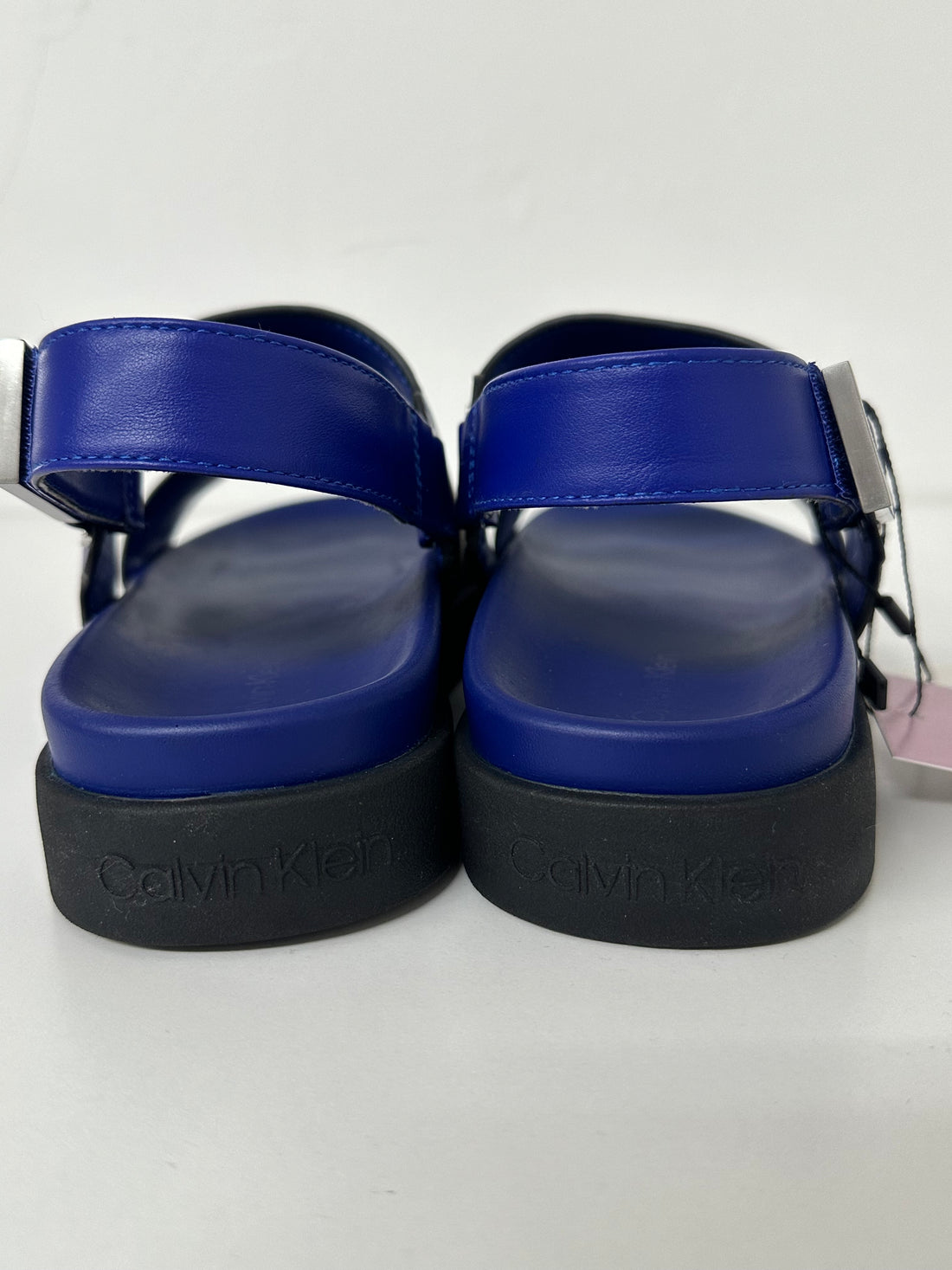 Calvin Klein Blue Buckle Sandals - Size 6