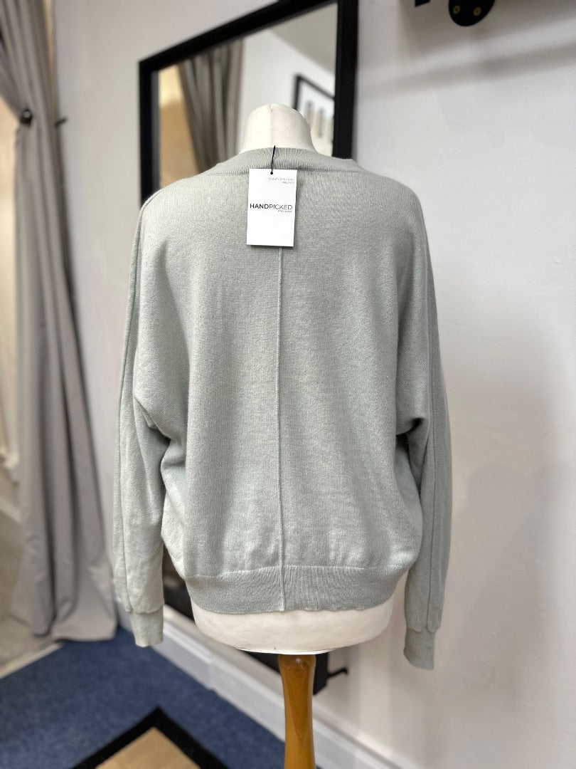 Cos Sage Cashmere Slouchy Jumper - Size XS