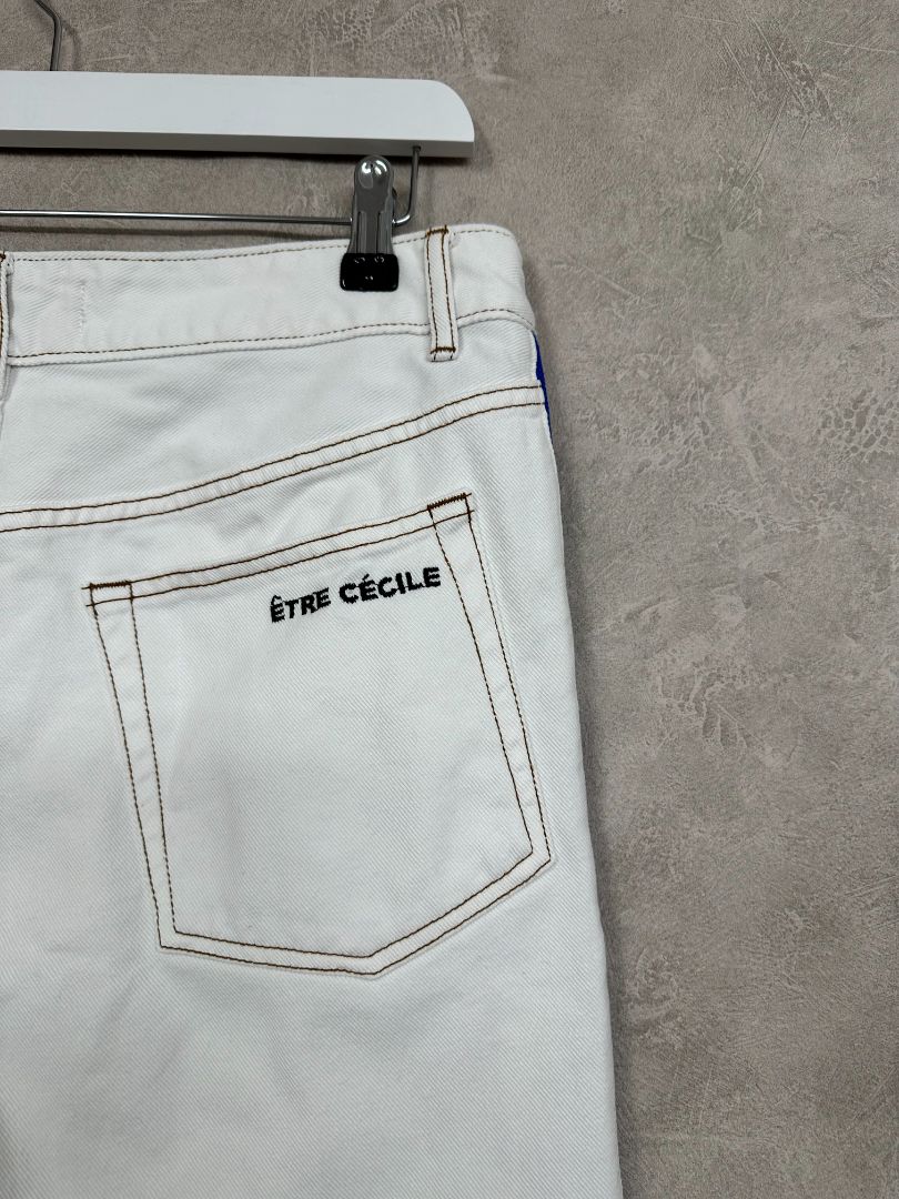 Etre Cecile White Jeans - Size 12