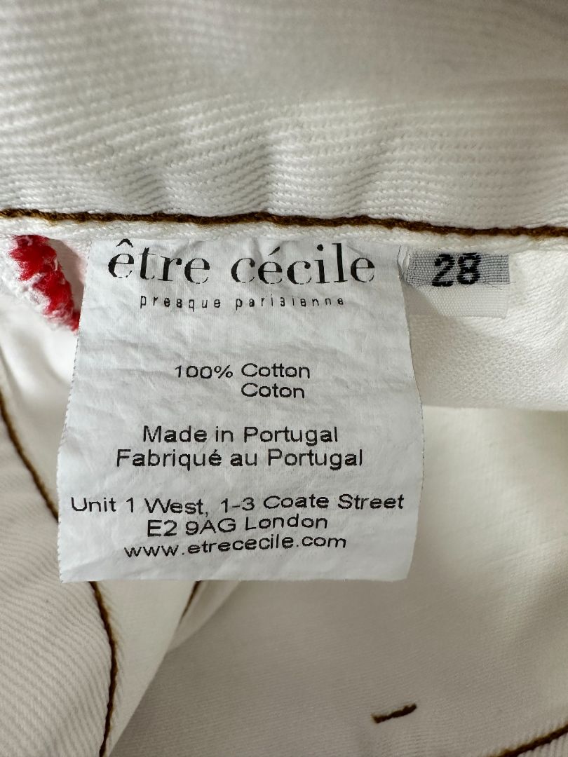 Etre Cecile White Jeans - Size 12