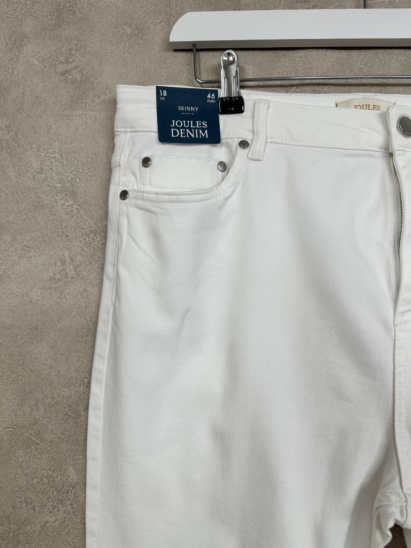 Joules White Jeans - Size 18