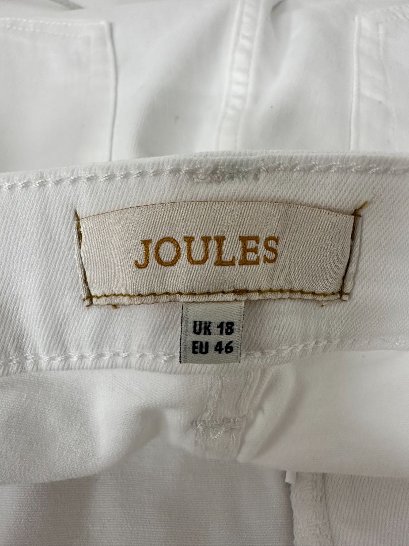 Joules White Jeans - Size 18