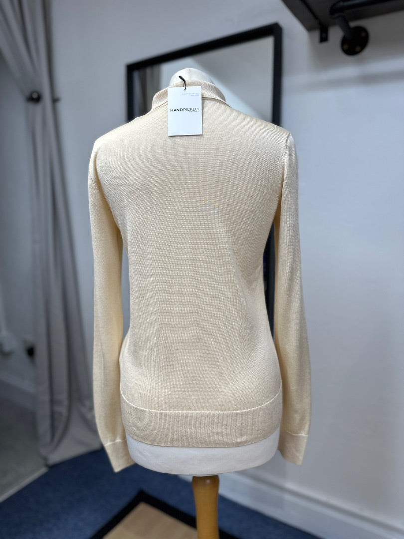 & Other Stories Cream Cotton Blend Jumper - Size S