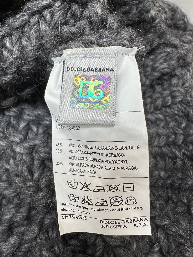 Dolce & Gabbana Grey Cardigan - Size M