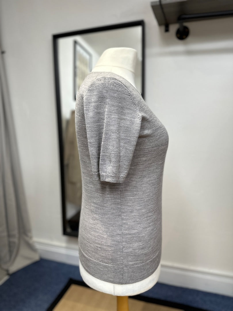 Uniqlo Grey Wool Jumper - Size L