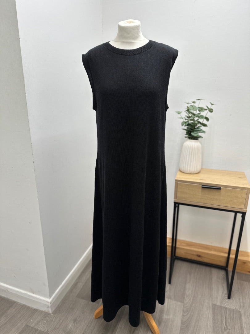 COS Black Wool Dress - Size M