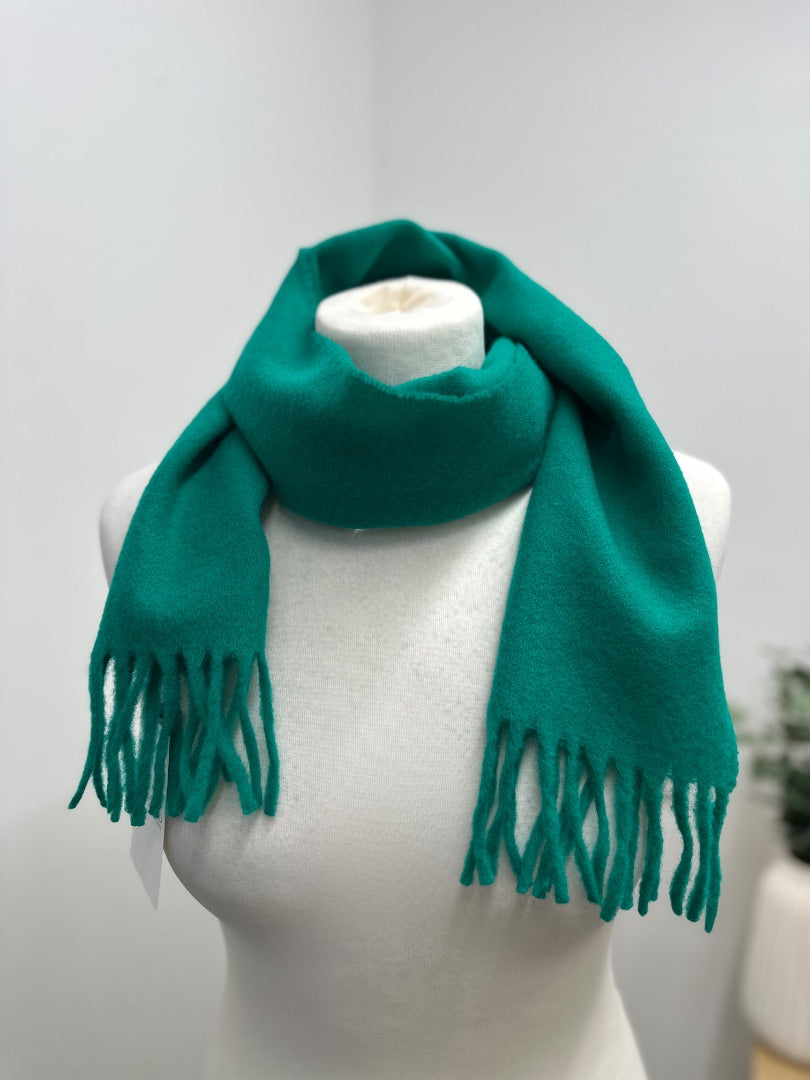 Green Lambswool Scarf