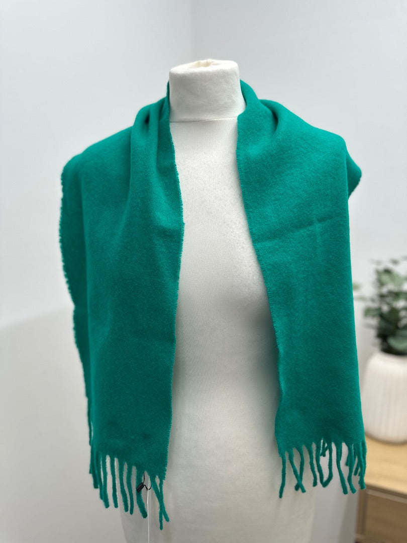 Green Lambswool Scarf