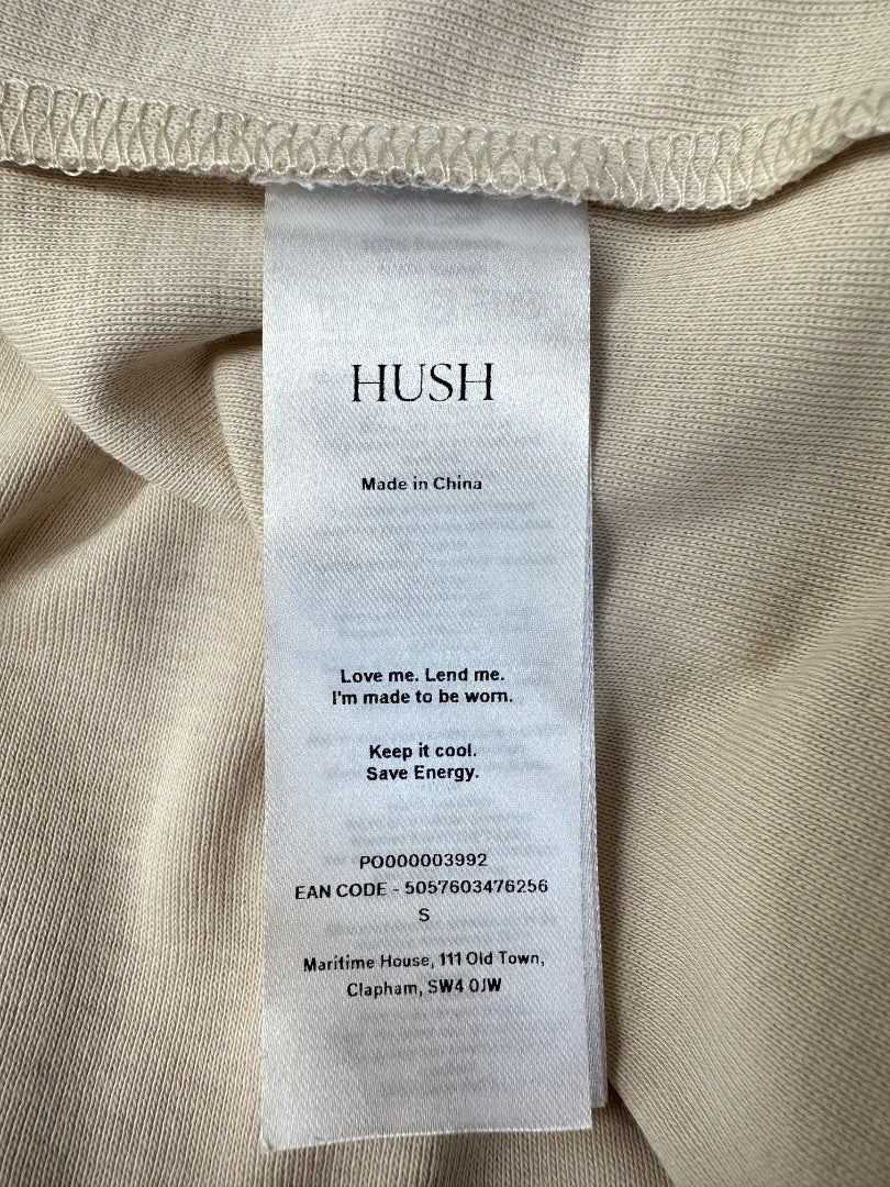 Hush Beige Jersey Top - Size S