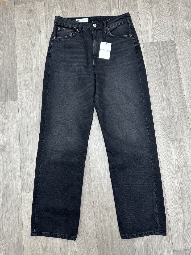 Zara Black Baggy Jeans - Size 12