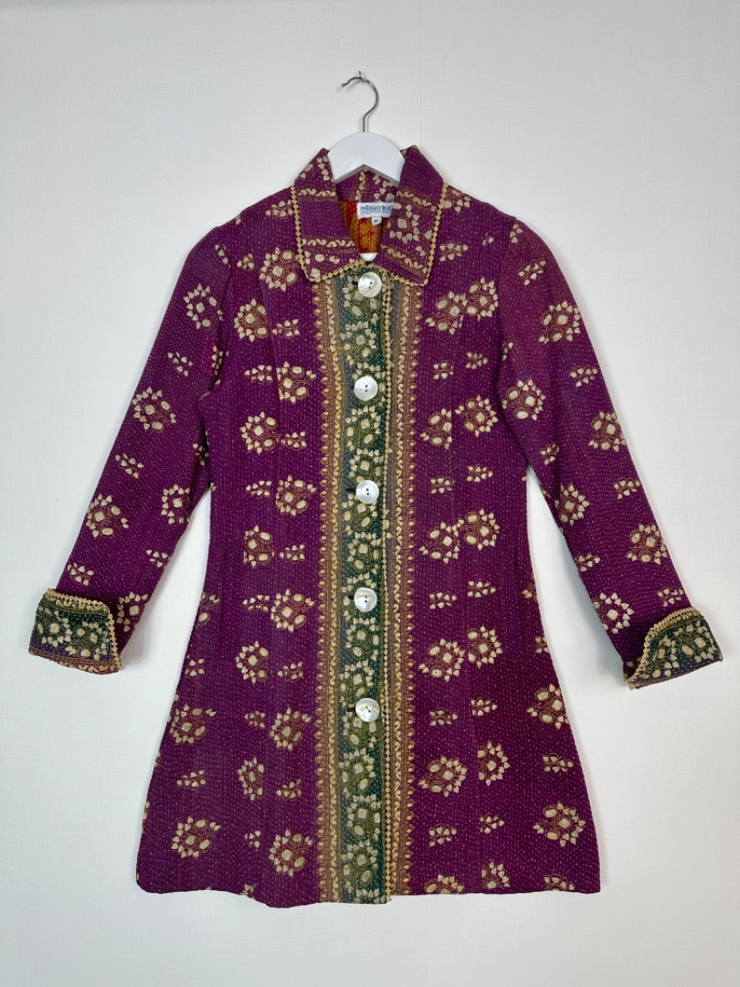 Indigoo Boo Kantha Jacket - Size XS