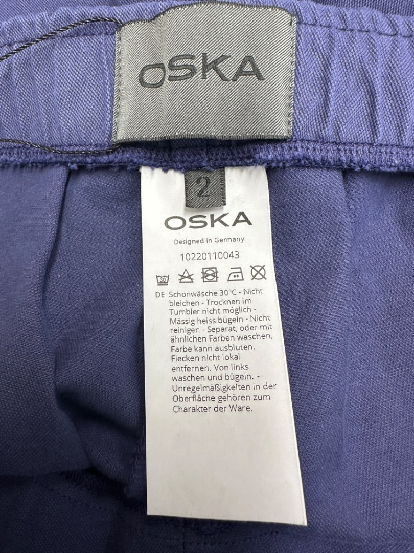 OSKA Midnight Blue Trousers - Size 12