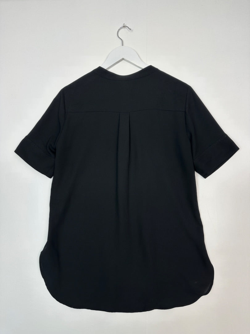 DKNY Black Short Sleeve Shirt - Size S