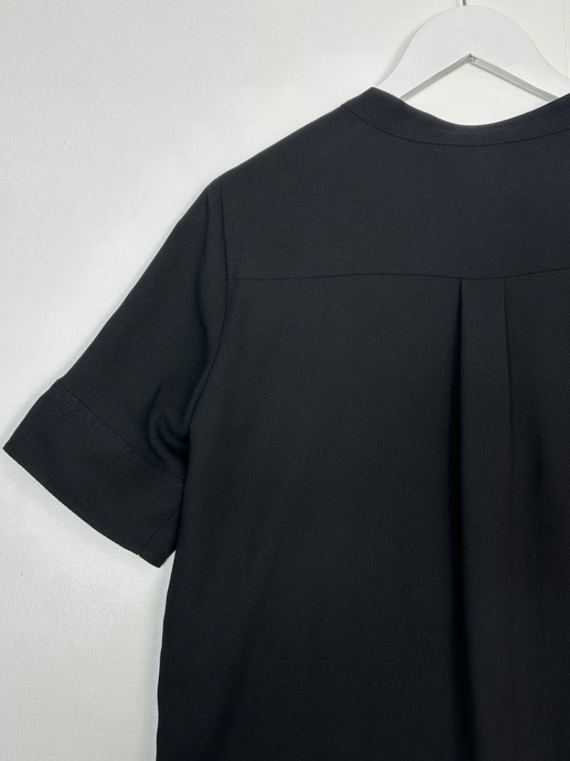 DKNY Black Short Sleeve Shirt - Size S