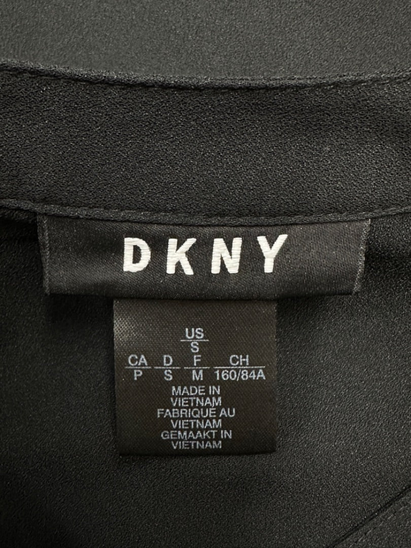 DKNY Black Short Sleeve Shirt - Size S