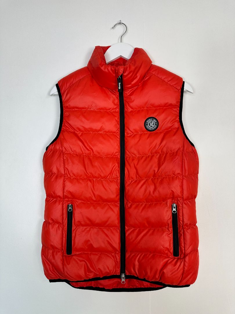 Horze Red Padded Gilet Jacket - Size 14