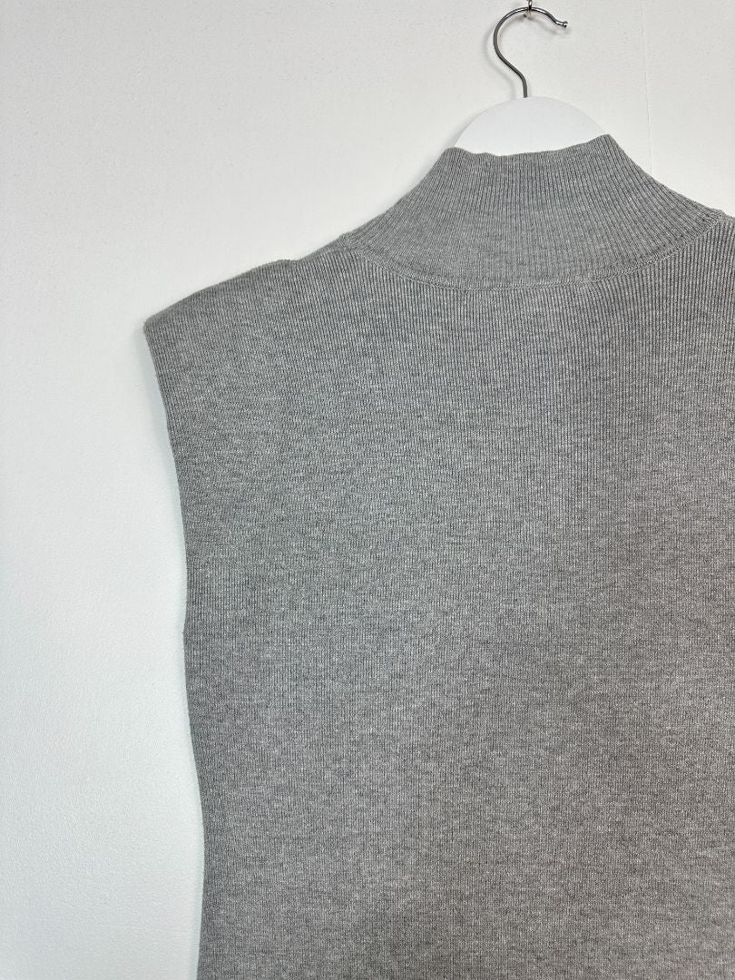 French Connection Grey Jumper Dress - Size L